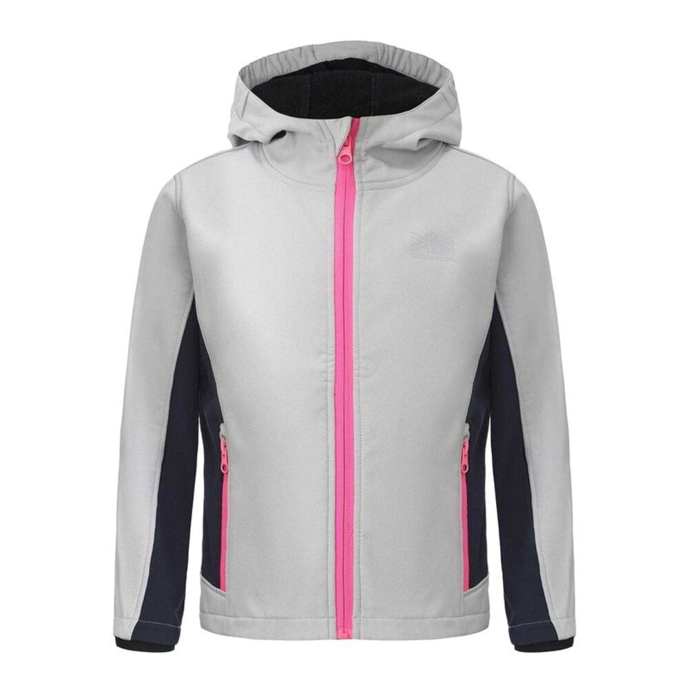 Karrimor Childrens/Kids Logo Soft Shell Jacket / Ice Grey